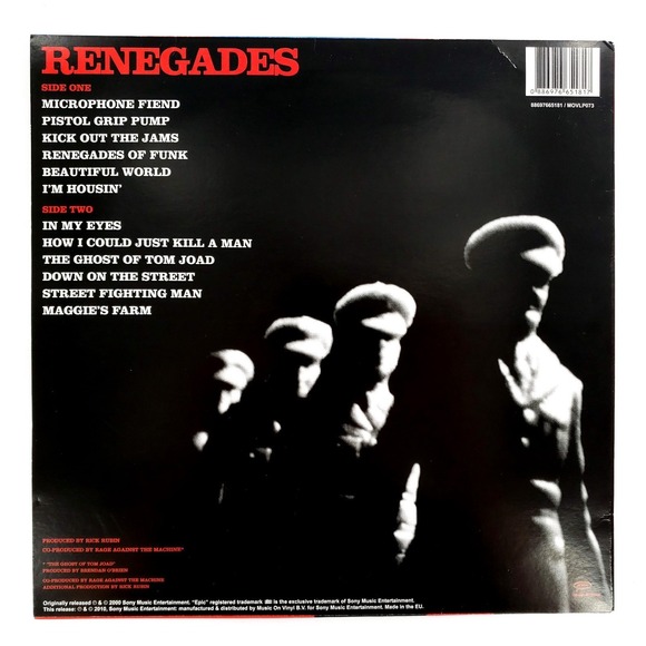 Rage Against The Machine Renegades LP Vinyl Record MOVLP073 - Picture 7 of 10